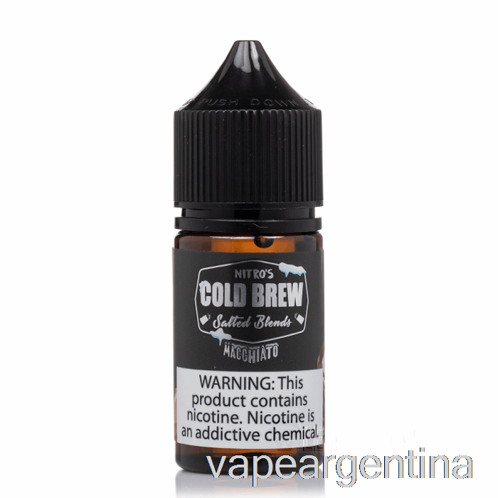 Macchiato - Sales Nitros Cold Brew - 30ml 45mg Vape Argentina
